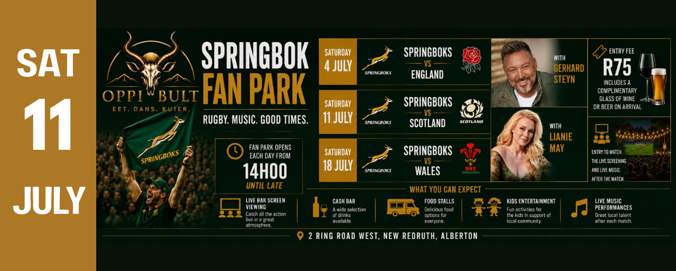 Fan Park: Springbokke vs Skotland