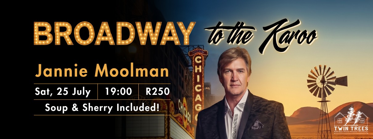 🎭 𝗝𝗮𝗻𝗻𝗶𝗲 𝗠𝗼𝗼𝗹𝗺𝗮𝗻 – From Broadway to the Karoo!