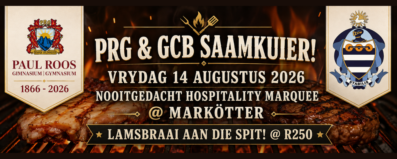 Spitbraai kuier saam met PRG & GCB